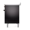 Nostalgie II 48 UPI486NMPBKB Freestanding Electric Range Range with Induction Double Oven with Triple Glass Door with Bronze knobs view 10