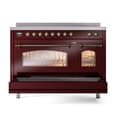 Nostalgie II 48 UPI486NMPBUB Freestanding Electric Range Range with Induction Double Oven with Triple Glass Door with Bronze knobs view 6