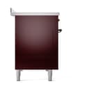 Nostalgie II 48 UPI486NMPBUB Freestanding Electric Range Range with Induction Double Oven with Triple Glass Door with Bronze knobs view 9