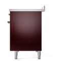 Nostalgie II 48 UPI486NMPBUC Freestanding Electric Range Range with Induction Double Oven with Triple Glass Door with Chrome knobs view 10