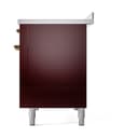 Nostalgie II 48 UPI486NMPBUG Freestanding Electric Range Range with Induction Double Oven with Triple Glass Door with Brass knobs view 10