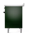 Nostalgie II 48 UPI486NMPEGB Freestanding Electric Range Range with Induction Double Oven with Triple Glass Door with Bronze knobs view 10