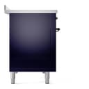 Nostalgie II 48 UPI486NMPMBB Freestanding Electric Range Range with Induction Double Oven with Triple Glass Door with Bronze knobs view 9