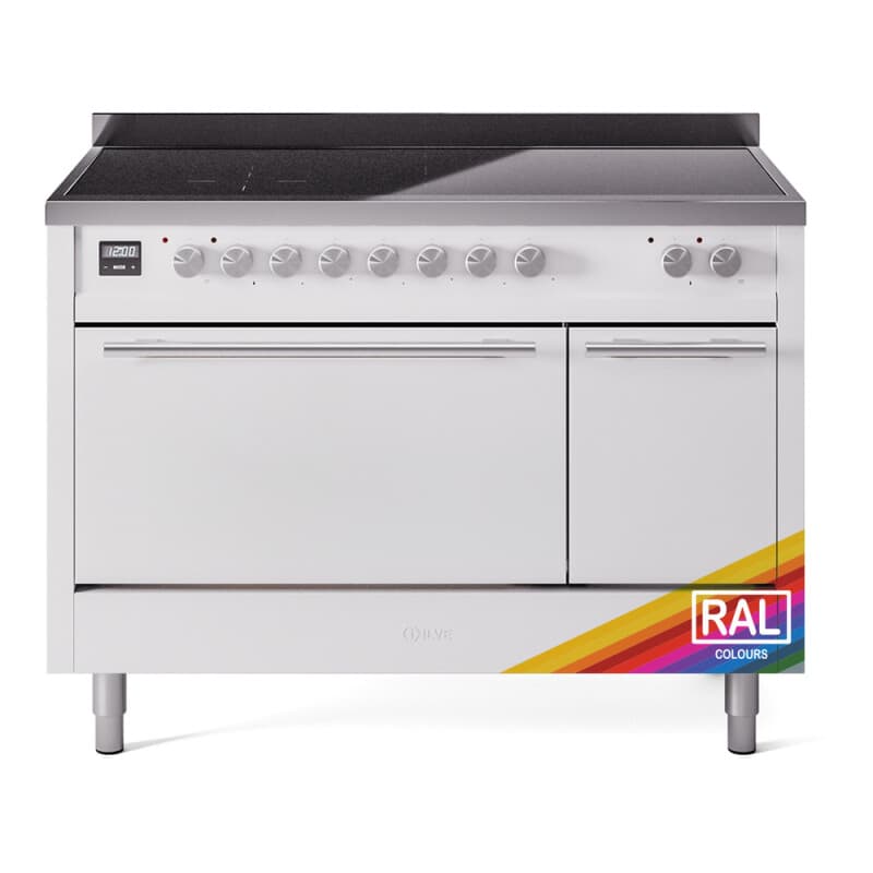Professional Plus II 48 UPI486QMPRA Freestanding Electric Range Range with Induction Double Oven with Solid Door with Stainless Steel knobs