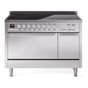 Professional Plus II 48 UPI486QMPSS Freestanding Electric Range Range with Induction Double Oven with Solid Door view 1