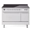 Professional Plus II 48 UPI486QMPWH Freestanding Electric Range Range with Induction Double Oven with Solid Door with Stainless Steel knobs view 1