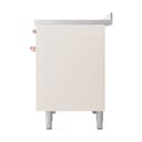 Nostalgie II 48 UPI486QNMPAWP Freestanding Electric Range Range with Induction Double Oven with Solid Door with Copper knobs view 5