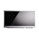 Nostalgie II 48 UPI486QNMPBKC Freestanding Electric Range Range with Induction Double Oven with Solid Door with Chrome knobs view 3