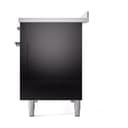 Nostalgie II 48 UPI486QNMPBKC Freestanding Electric Range Range with Induction Double Oven with Solid Door with Chrome knobs view 5