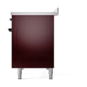 Nostalgie II 48 UPI486QNMPBUB Freestanding Electric Range Range with Induction Double Oven with Solid Door with Bronze knobs view 5