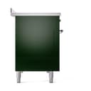 Nostalgie II 48 UPI486QNMPEGC Freestanding Electric Range Range with Induction Double Oven with Solid Door with Chrome knobs view 4