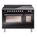 Professional Plus II 48 UPI486WMPBK Freestanding Electric Range Range with Induction Double Oven with Triple Glass Door with Stainless Steel knobs view 1
