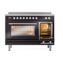 Professional Plus II 48 UPI486WMPBK Freestanding Electric Range Range with Induction Double Oven with Triple Glass Door with Stainless Steel knobs view 5