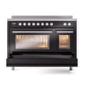 Professional Plus II 48 UPI486WMPBK Freestanding Electric Range Range with Induction Double Oven with Triple Glass Door with Stainless Steel knobs view 6