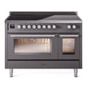 Professional Plus II 48 UPI486WMPMG Freestanding Electric Range Range with Induction Double Oven with Triple Glass Door with Stainless Steel knobs view 1