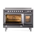 Professional Plus II 48 UPI486WMPMG Freestanding Electric Range Range with Induction Double Oven with Triple Glass Door with Stainless Steel knobs view 4