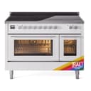 Professional Plus II 48 UPI486WMPRA Freestanding Electric Range Range with Induction Double Oven with Triple Glass Door with Stainless Steel knobs view 1
