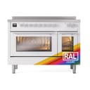 Professional Plus II 48 UPI486WMPRA Freestanding Electric Range Range with Induction Double Oven with Triple Glass Door with Stainless Steel knobs view 2