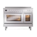Professional Plus II 48 UPI486WMPSS Freestanding Electric Range Range with Induction Double Oven with Triple Glass Door view 2