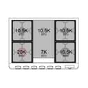 Panoramagic 36 UPM09FDS3SS Freestanding Dual Fuel Range with 6 Sealed Burners with Griddle Single Oven with Triple Glass Door with Satin knobs view 9