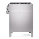 Panoramagic 36 UPM09FDS3SS Freestanding Dual Fuel Range with 6 Sealed Burners with Griddle Single Oven with Triple Glass Door with Satin knobs view 8