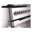 Panoramagic 48 UPM12FDS3SS Freestanding Dual Fuel Range with 8 Sealed Burners with Griddle Double Oven with Triple Glass Door with Satin knobs view 7