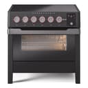 Panoramagic 36 UPMI09S3MK Freestanding Electric Range Range with Induction Single Oven with Triple Glass Door with Satin knobs view 1