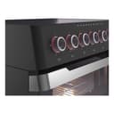 Panoramagic 36 UPMI09S3MK Freestanding Electric Range Range with Induction Single Oven with Triple Glass Door with Satin knobs view 4