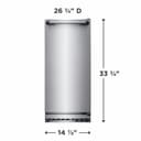 15" Ice Maker with Right Hinge Door view 1