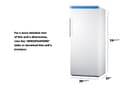18 cu.ft. Upright Manual Defrost Refrigerator view 7