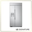 26 Cu. Ft. Smart Side-by-side Built-in Refrigerator With Ice & Water Dispenser view 1
