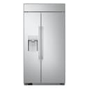 26 Cu. Ft. Smart Side-by-side Built-in Refrigerator With Ice & Water Dispenser view 2