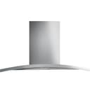36" Island-Mount Chimney Hood view 1