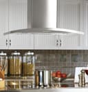 36" Island-Mount Chimney Hood view 4