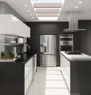 36" Island-Mount Chimney Hood view 7
