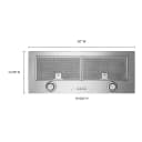 30" 400 CFM Motor Class Custom Hood Liner view 1
