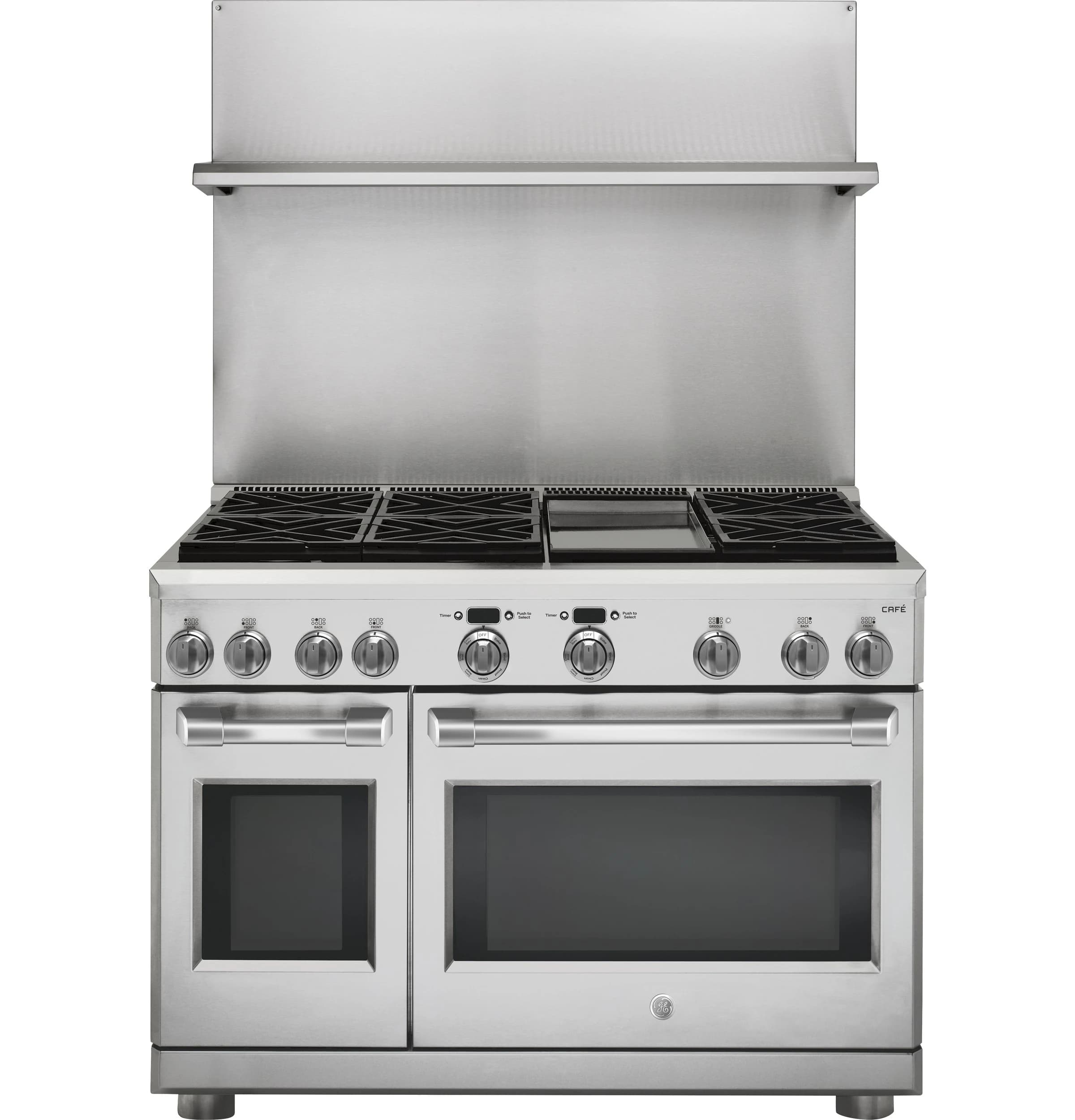 48" Professional 30"-36" Adjustable Height Backsplash with Shelf