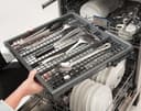 24"W. Dishwasher w/Installed Professional Stainless Steel Panel view 6