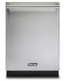 24"W. Dishwasher w/Installed Professional Stainless Steel Panel view 1