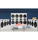 Commercial 7.7 cu. ft. Capacity Electric Dryer with Built-In App-Based Payment System SITE WIFI REQUIRED,Stacking Unit view 3