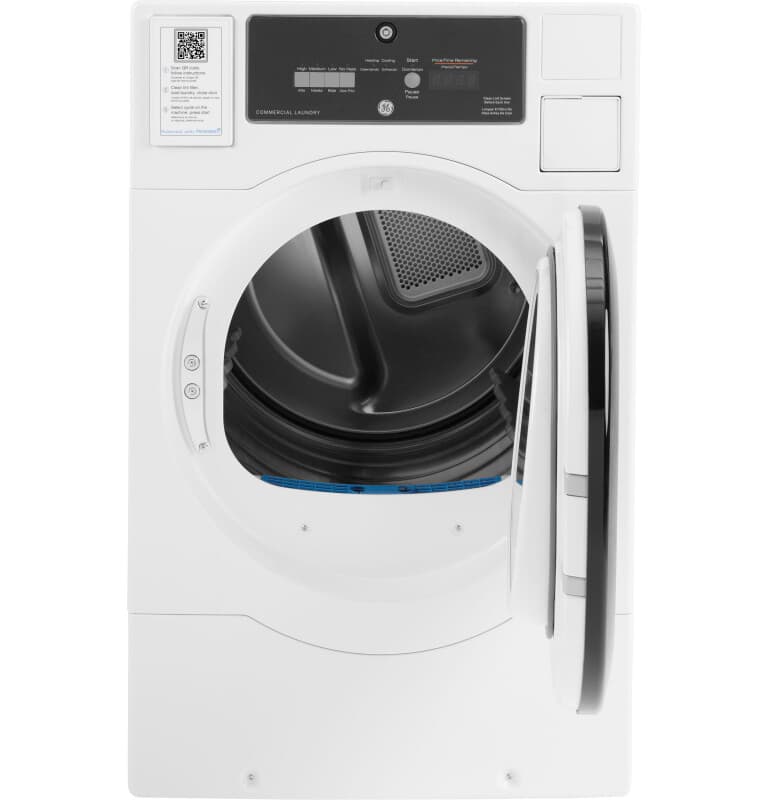 Commercial 7.7 cu. ft. Capacity Electric Dryer with Built-In App-Based Payment System SITE WIFI REQUIRED, Standalone Unit