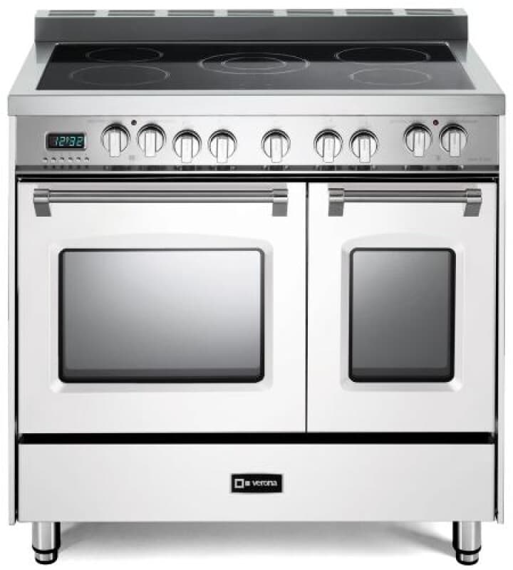 36 inch Prestige Series Freestanding Double Oven Electric Range with 5 Elements, 3.5 cu. ft. Total Oven Capacity, European Convection