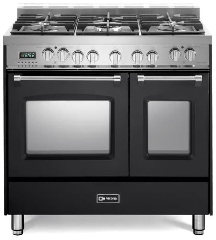 36 inch Prestige Series Freestanding Dual Fuel Double Oven Range with 5 Sealed Burners, 3.9 cu. ft. Oven Capacity, European Convection