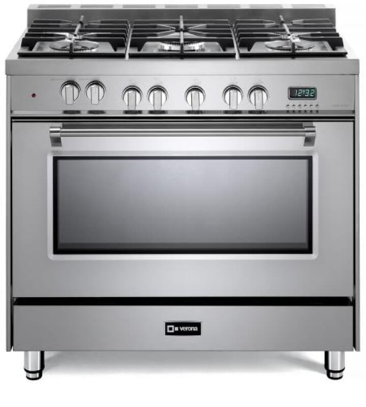 36 inch Prestige Freestanding Dual Fuel Range with 5 Sealed Burners, 4 cu. ft. Oven Capacity, European Convection