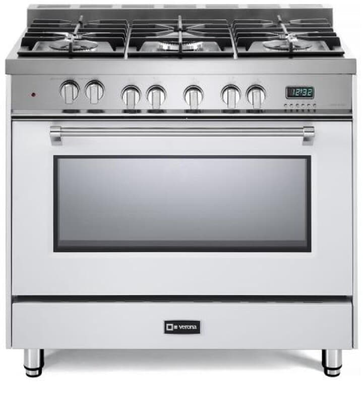 36 inch Prestige Freestanding Dual Fuel Range with 5 Sealed Burners, 4 cu. ft. Oven Capacity, European Convection