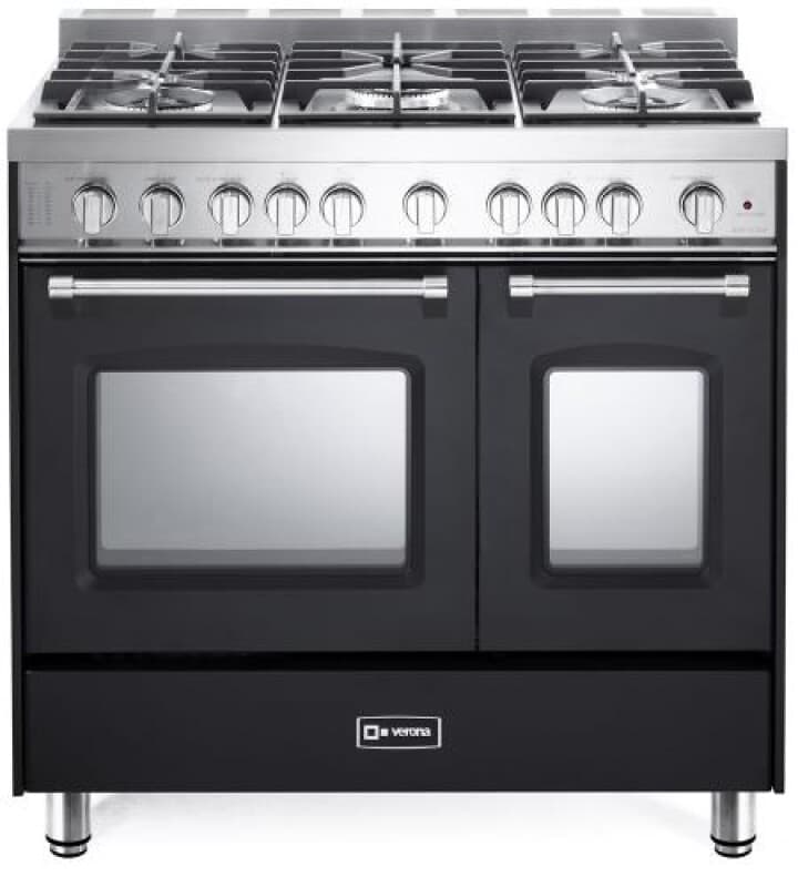 36 inch Prestige Series Freestanding Gas Double Oven Range with 5 Sealed Burners, 3.9 cu. ft. Oven Capacity, Convection