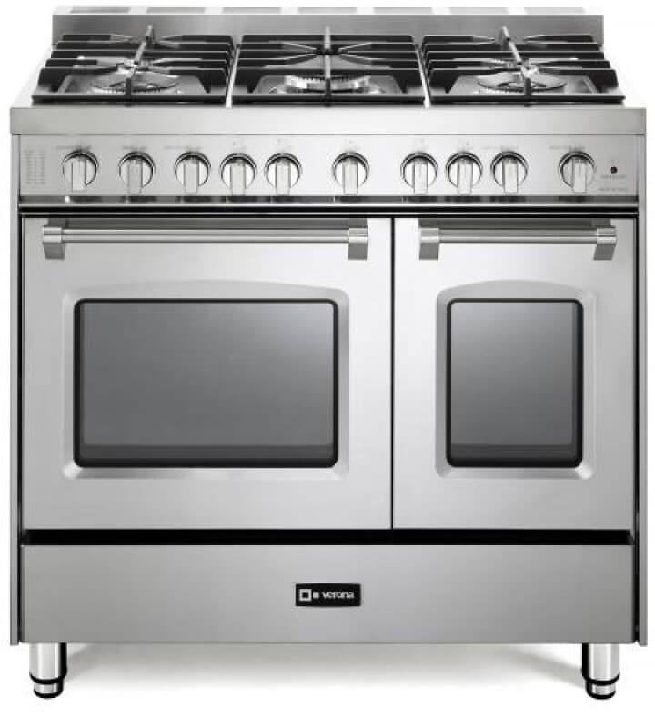36 inch Prestige Series Freestanding Gas Double Oven Range with 5 Sealed Burners, 3.9 cu. ft. Oven Capacity, Convection