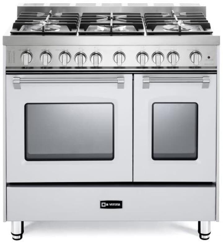 36 inch Prestige Series Freestanding Gas Double Oven Range with 5 Sealed Burners, 3.9 cu. ft. Oven Capacity, Convection