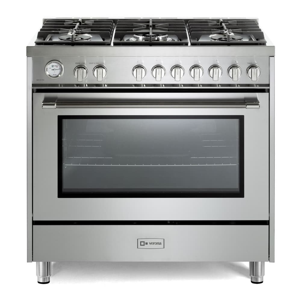 36 inch Prima Series Freestanding Gas Range with 5 Sealed Burners, 5 cu. ft. Oven Capacity, Temperature Gauge