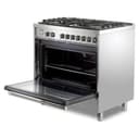 36 inch Prima Series Freestanding Gas Range with 5 Sealed Burners, 5 cu. ft. Oven Capacity, Temperature Gauge view 7